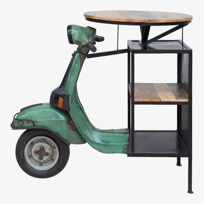 Table mange-debout scooter vintage