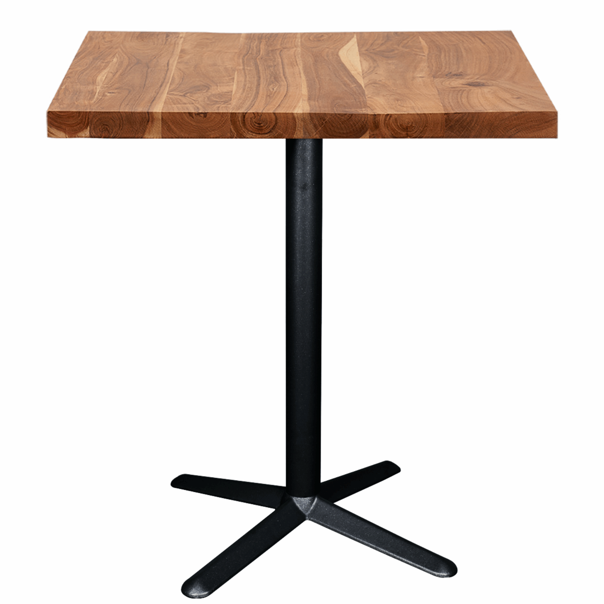 Mesa de bar industrial madera de acacia 70-80 cms Mito