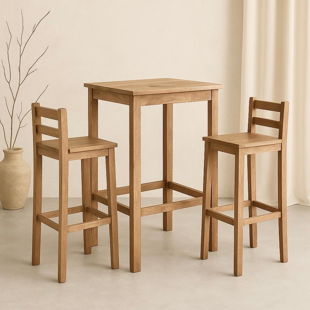 Mesa de bar madera Ponty alta - Vintahome