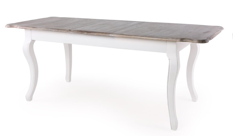 Rectagulaire uitbreidbare houten eettafel 160/200 cm Camellia
