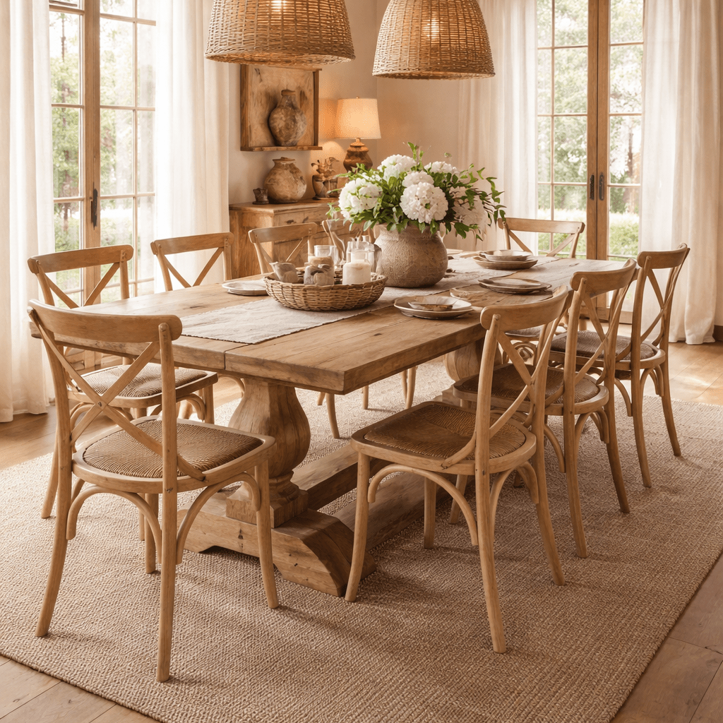 Mesa de comedor madera mango Valery 220 cm - Vintahome