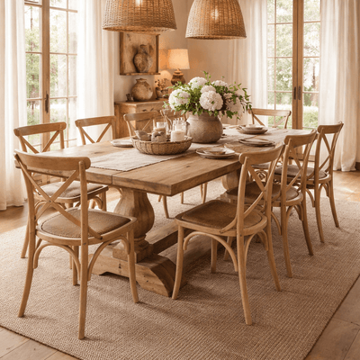 Table à manger en manguier Valéry 220 cm - Vintahome