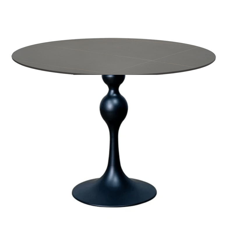 Mesa de comedor Ø80 Tuli torneada piedra sinterizada - Vintahome