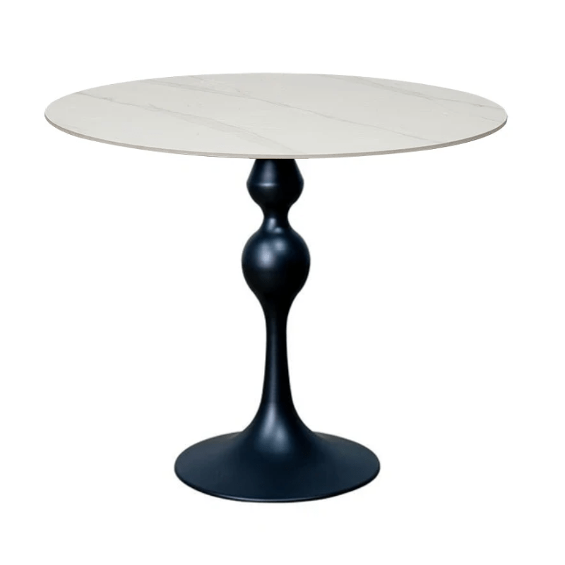 Mesa de comedor Ø80 Tuli torneada piedra sinterizada - Vintahome