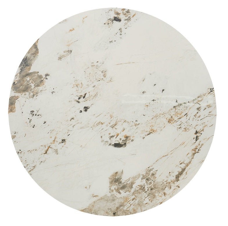 Mesa de comedor Ø80 tuli torneada piedra sinterizada - Vintahome
