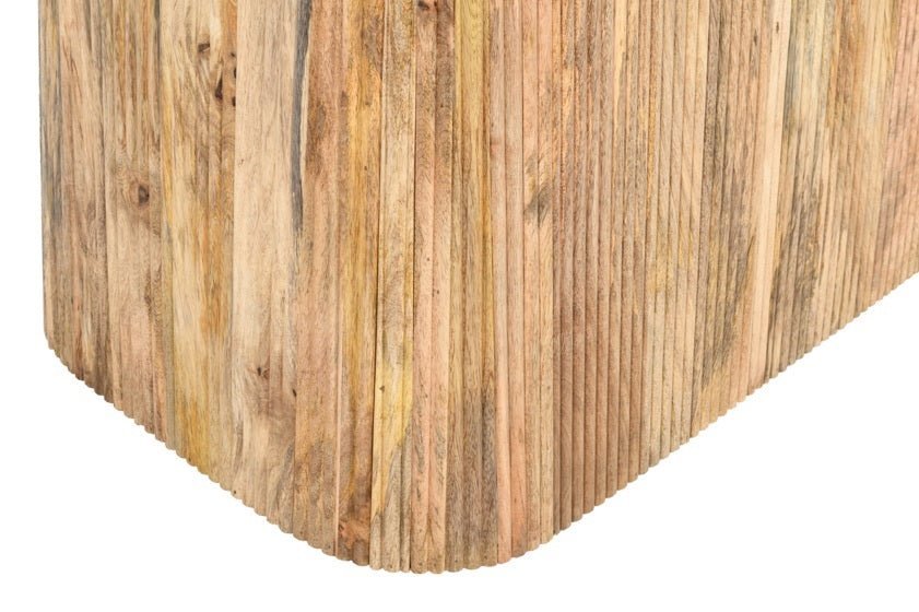 Mesa de comedor ovalada 200x100 madera mango Timbal - Vintahome
