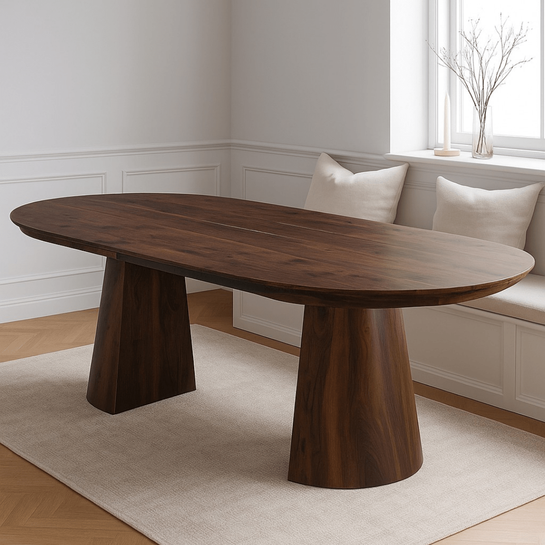 Mesa de comedor ovalada extensible 180 - 240 cms Nook - Vintahome