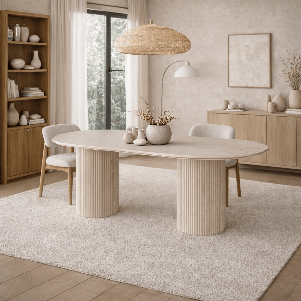 Mesa de comedor ovalada Petra 200 - Vintahome