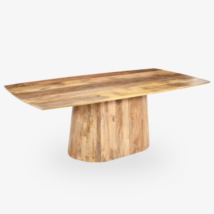 Rechthoekige mangohouten eettafel 220x110 Missouri - Vintahome