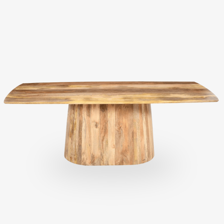 Rechthoekige mangohouten eettafel 220x110 Missouri - Vintahome