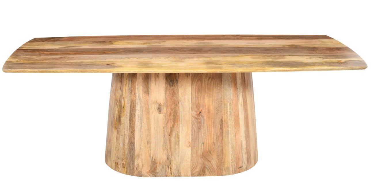Mesa de comedor rectangular de madera de mango 220x110 Misuri