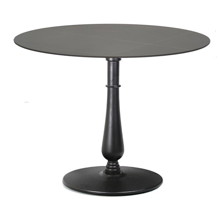 Mesa de comedor redonda de piedra sinterizada Tax Ø80/90/100