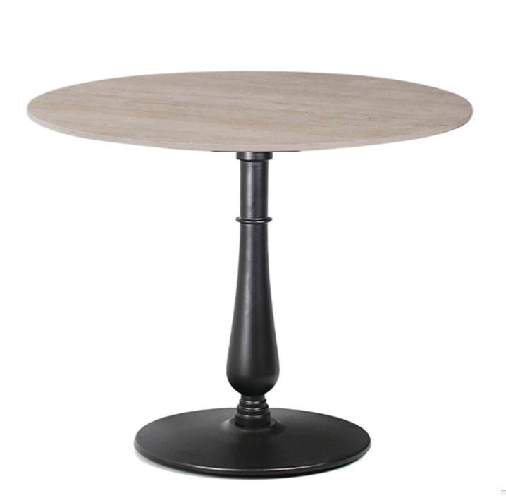 Mesa de comedor redonda de piedra sinterizada Tax Ø80/90/100