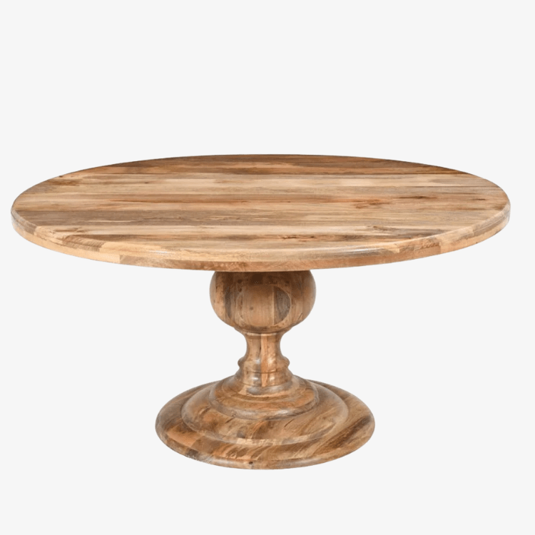 Mesa de comedor redonda madera de mango Tina 150 - Vintahome