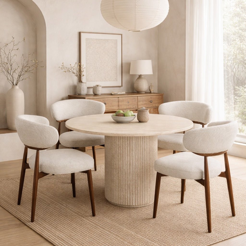 Mesa de comedor redonda Petra 120 - Vintahome