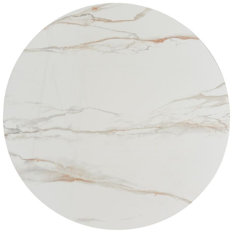 Mesa de comedor Tuli cobre piedra sinterizada - Vintahome