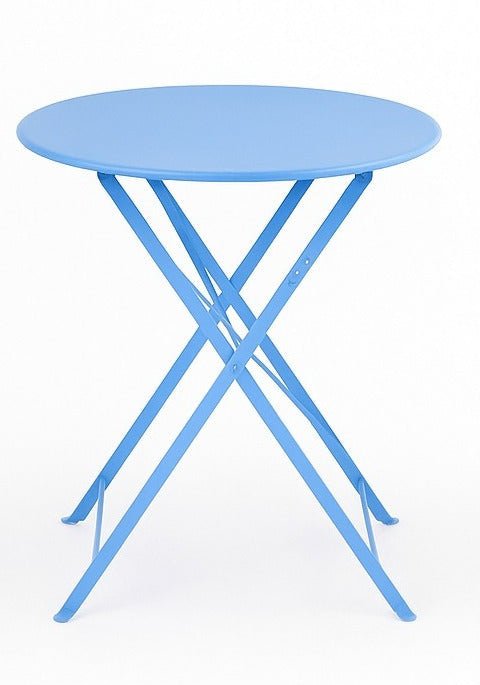 Mesa e. Bistro plegable baja redonda 60x60 - Vintahome
