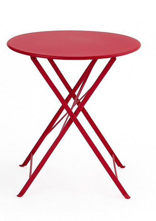 Mesa e. Bistro plegable baja redonda 60x60 - Vintahome