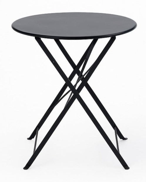 Mesa e. Bistro plegable baja redonda 60x60 - Vintahome