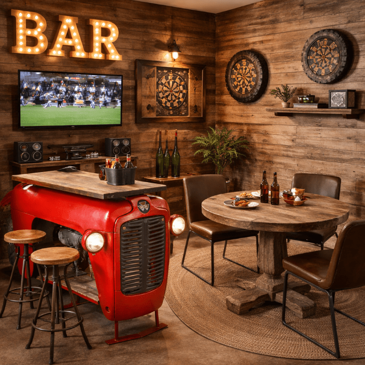 Mesa mostrador Tractor Estanterias - Vintahome