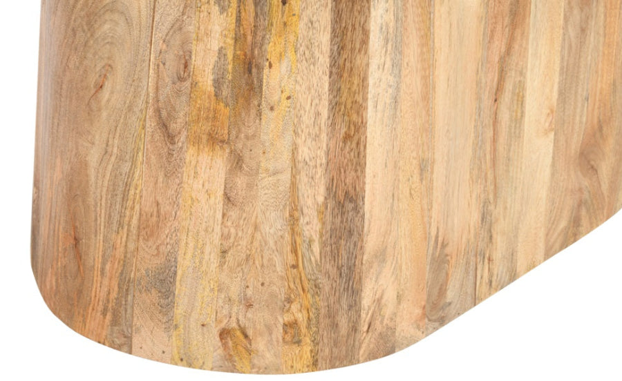 Ovales Holz -Esstisch 220x110 Milano