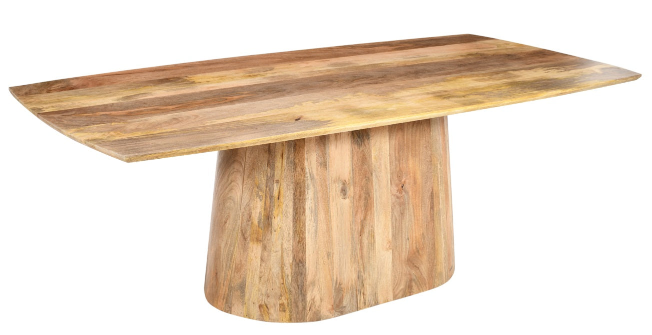 Table à manger ovale en bois de manguier Milano 220x110