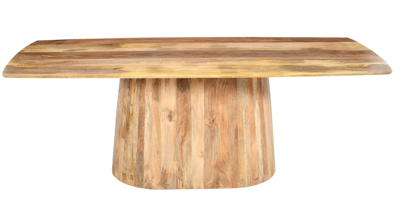 Table à manger ovale en bois de manguier Milano 220x110