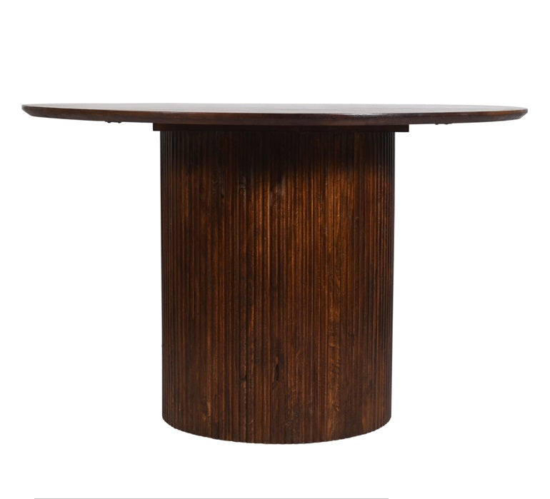 Ronde houten eettafel Zahara