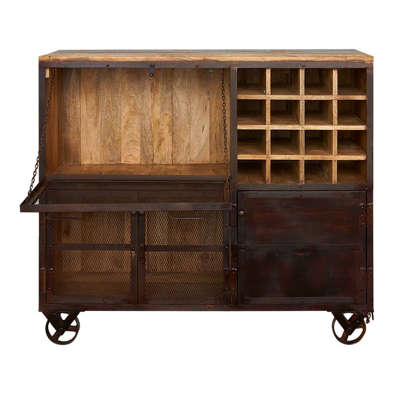 Meuble casier à vin vintage Alisa