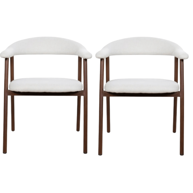 Pack 2 Silla de comedor nórdica Aren - Vintahome