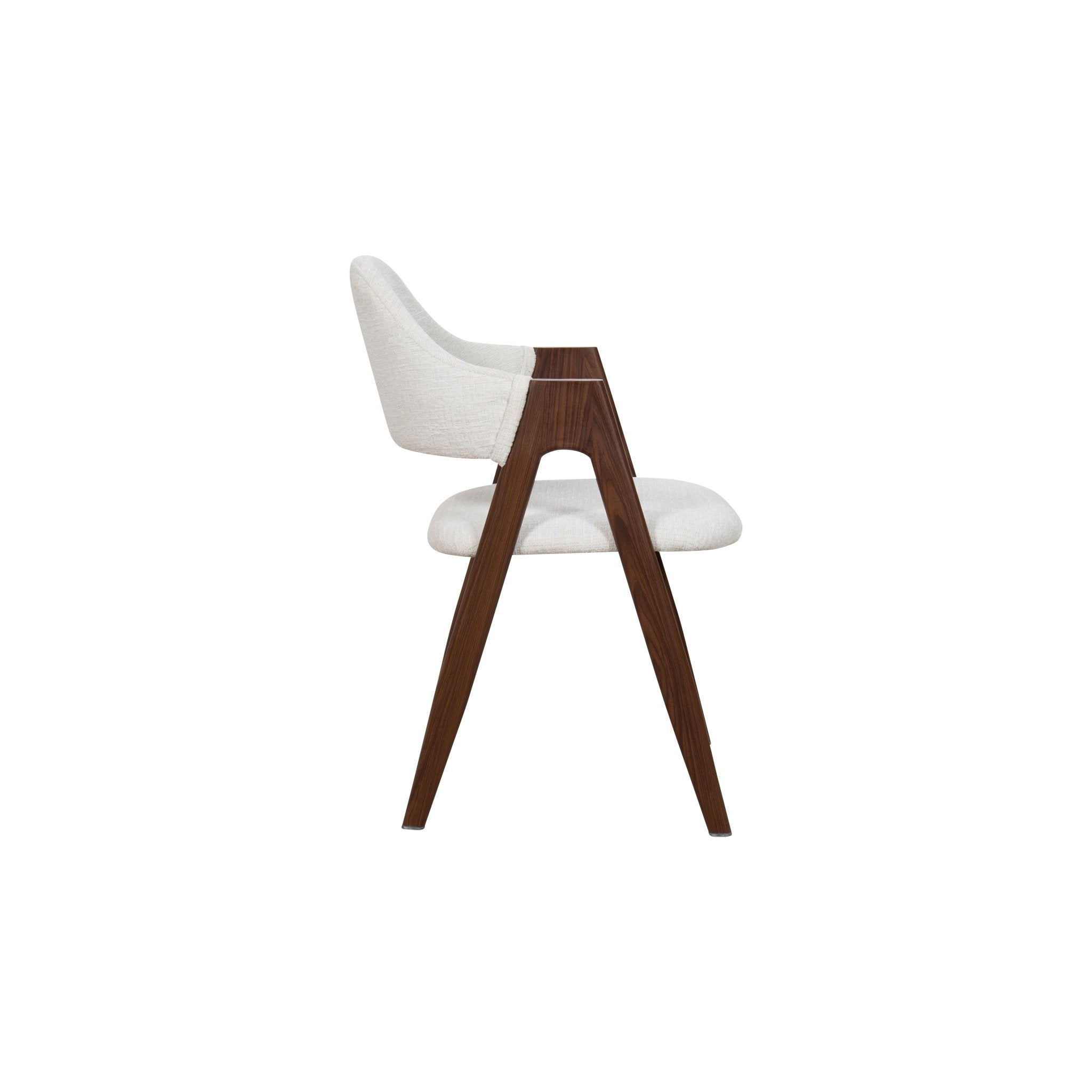 Pack 4 Silla de comedor con brazos nórdica Loira beige - Vintahome