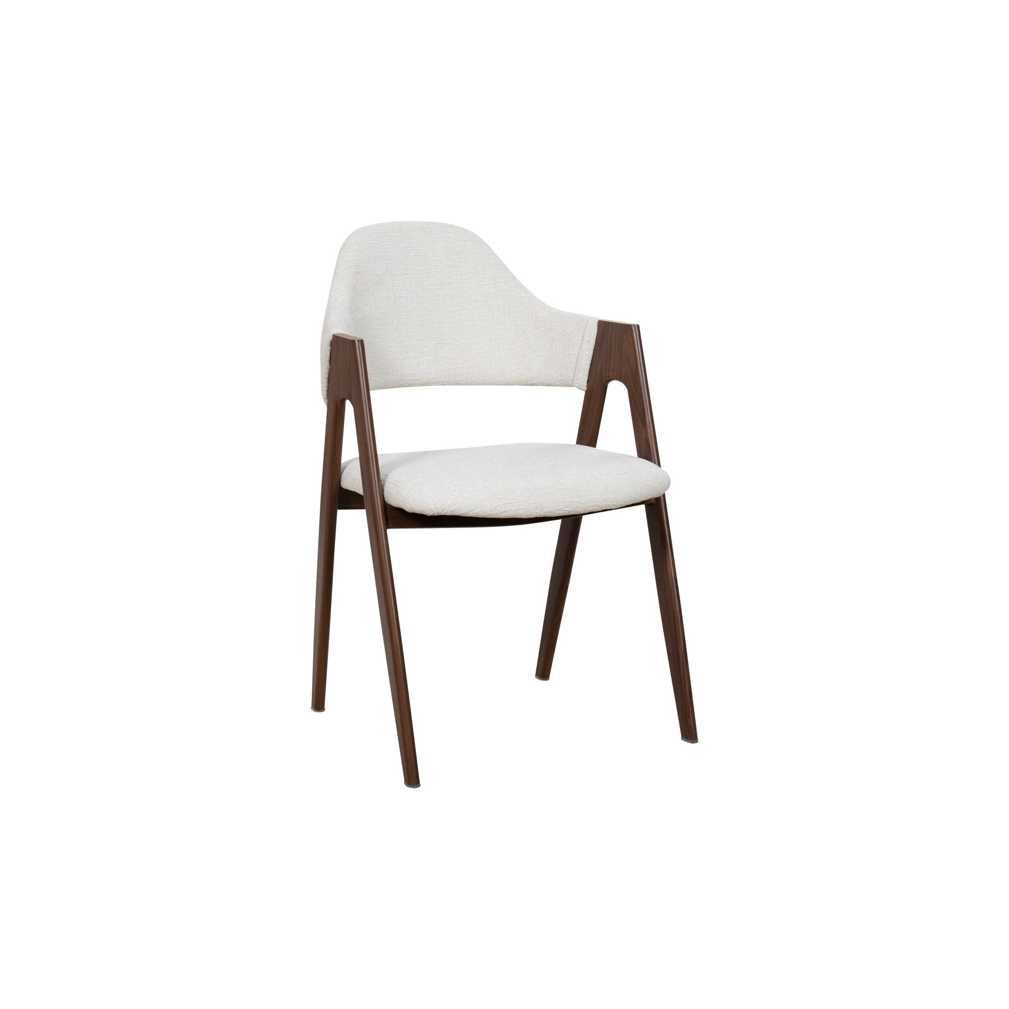 Pack 4 Silla de comedor con brazos nórdica Loira beige - Vintahome