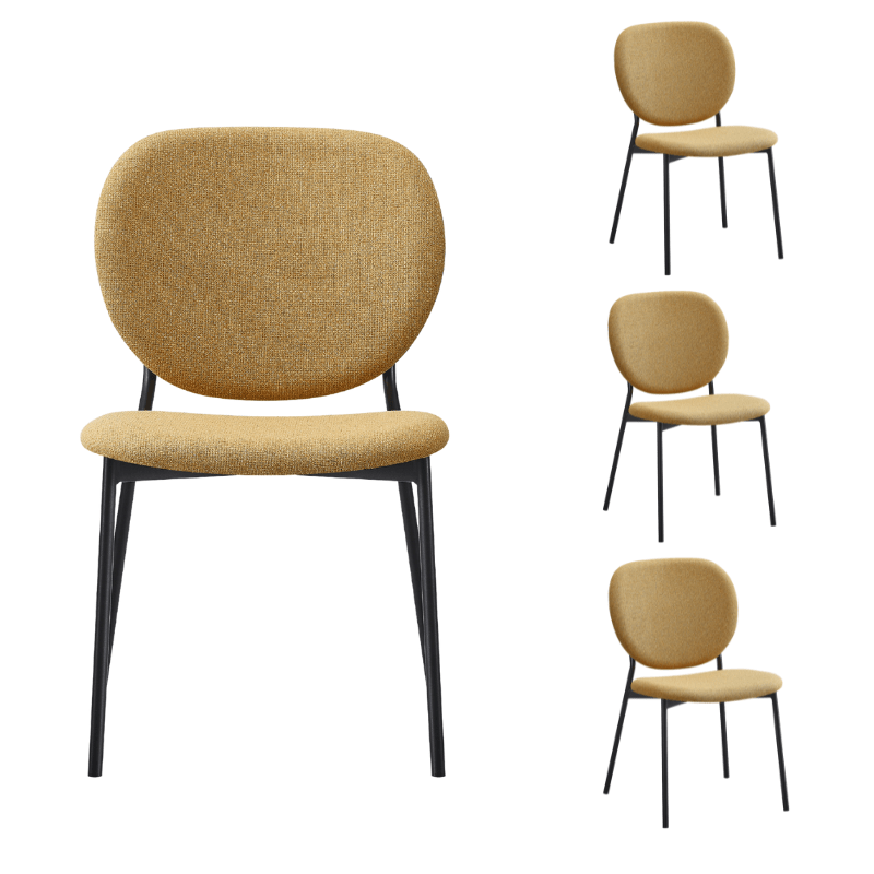 Pack 4 Sillas de comedor apilable Maura - Vintahome