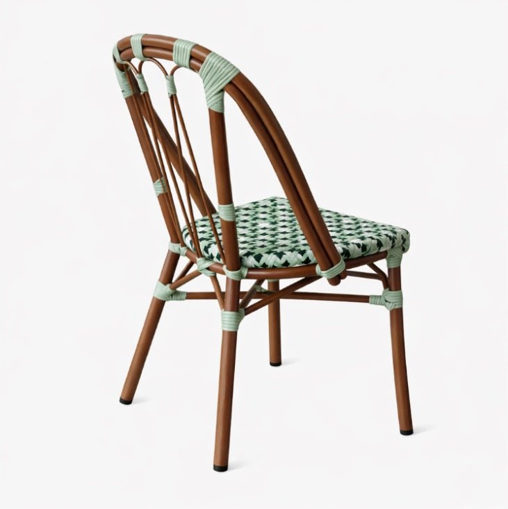 Silla Bistro París Classic de Ratán Sintético y Aluminio - Vintahome