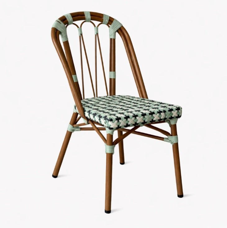 Silla Bistro París Classic de Ratán Sintético y Aluminio - Vintahome