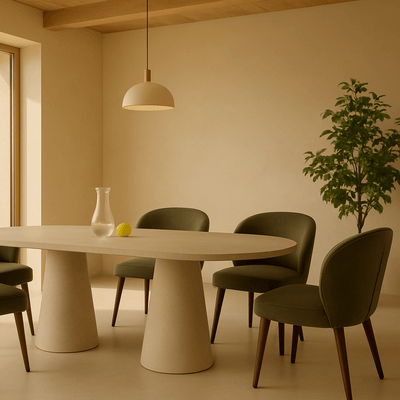 Chaise de salle à manger avec accoudoirs en velours Luxor - Vintahome