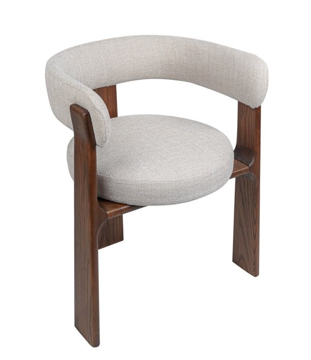 Silla de comedor con apoyabrazos madera fresno Moncayo - Vintahome