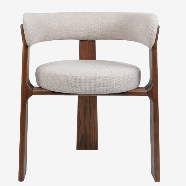 Silla de comedor con apoyabrazos madera fresno Moncayo - Vintahome