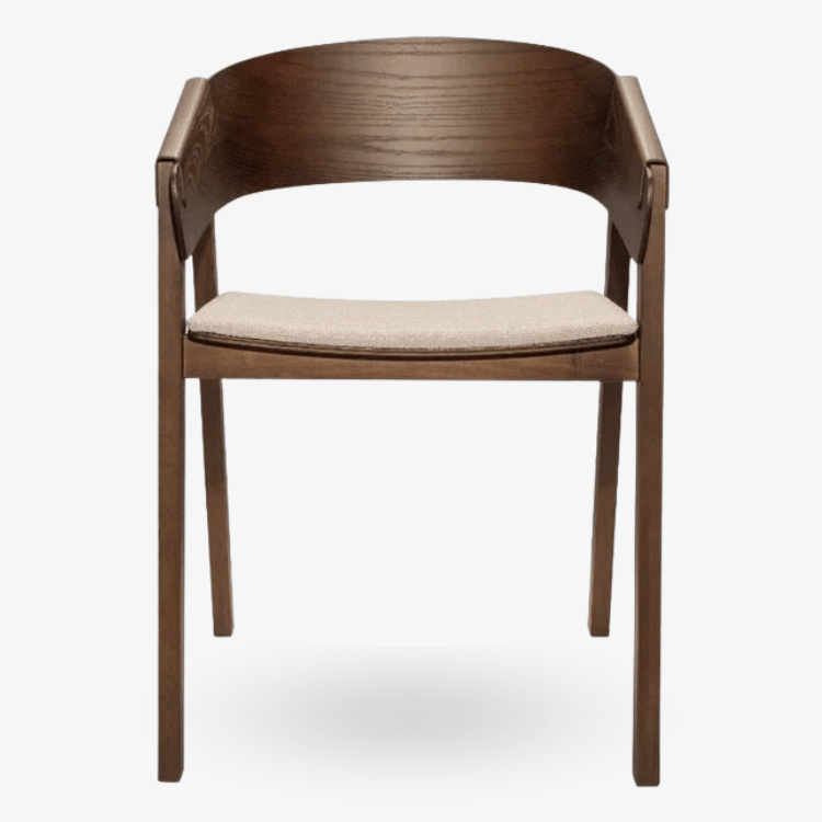 Silla de comedor con reposabrazos madera Mimo - Vintahome