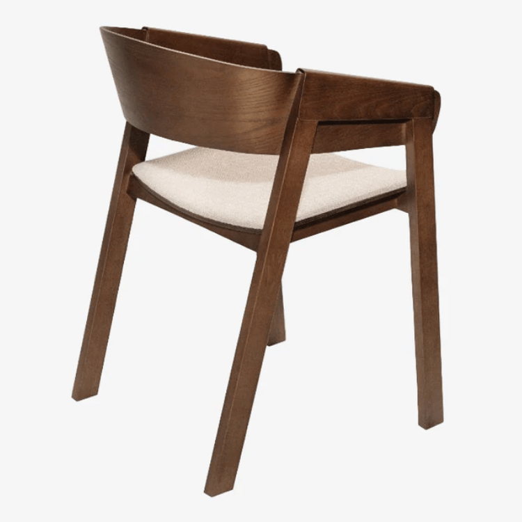 Silla de comedor con reposabrazos madera Mimo - Vintahome