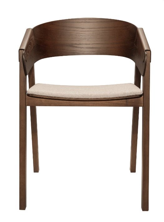 Silla de comedor con reposabrazos madera Mimo - Vintahome
