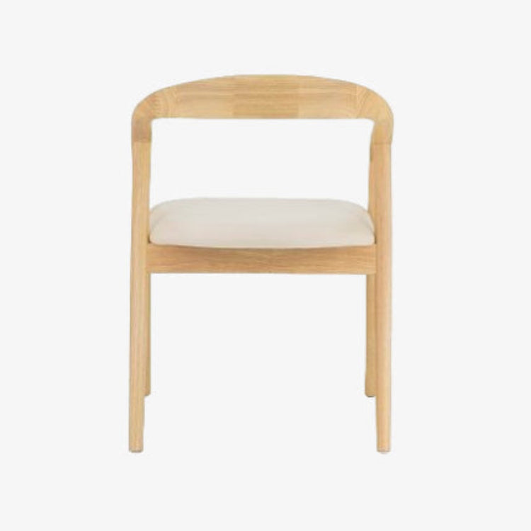 Silla de comedor de madera color natural Shaky - Vintahome