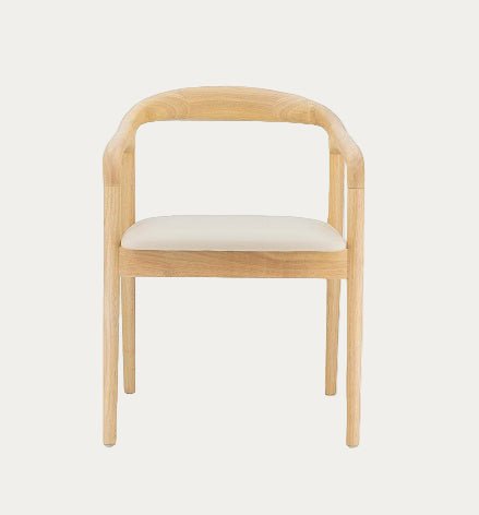 Silla de comedor de madera color natural Shaky - Vintahome