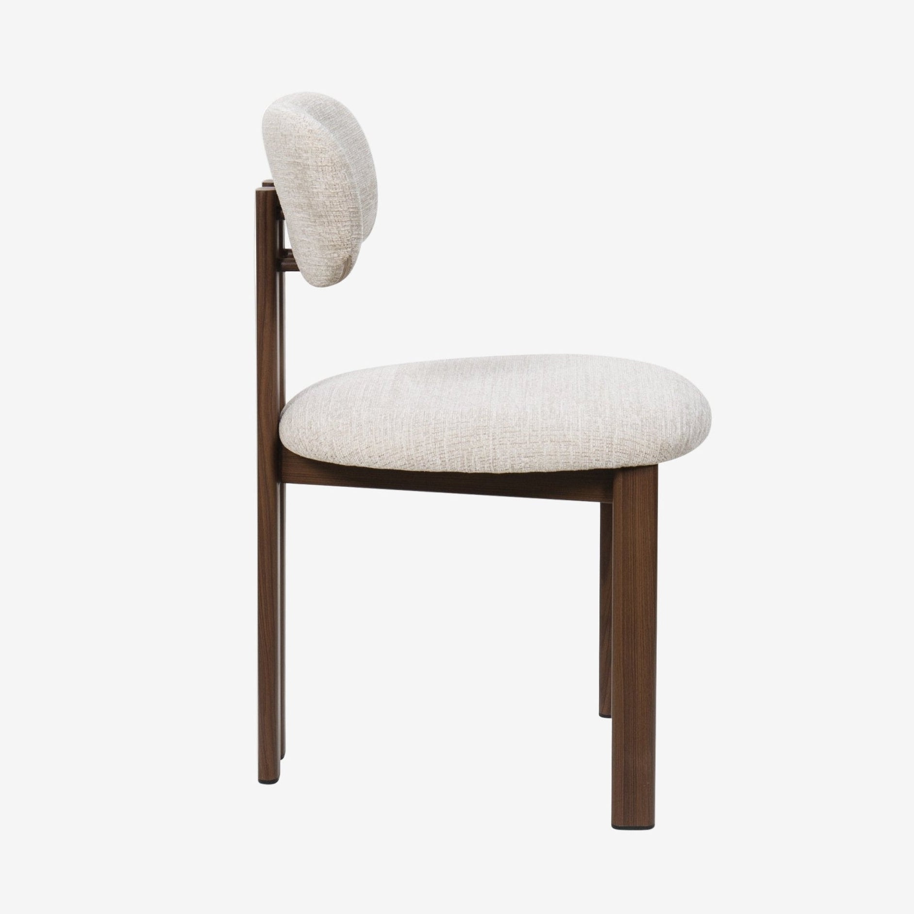 Cadeira de jantar em tecido Liberty