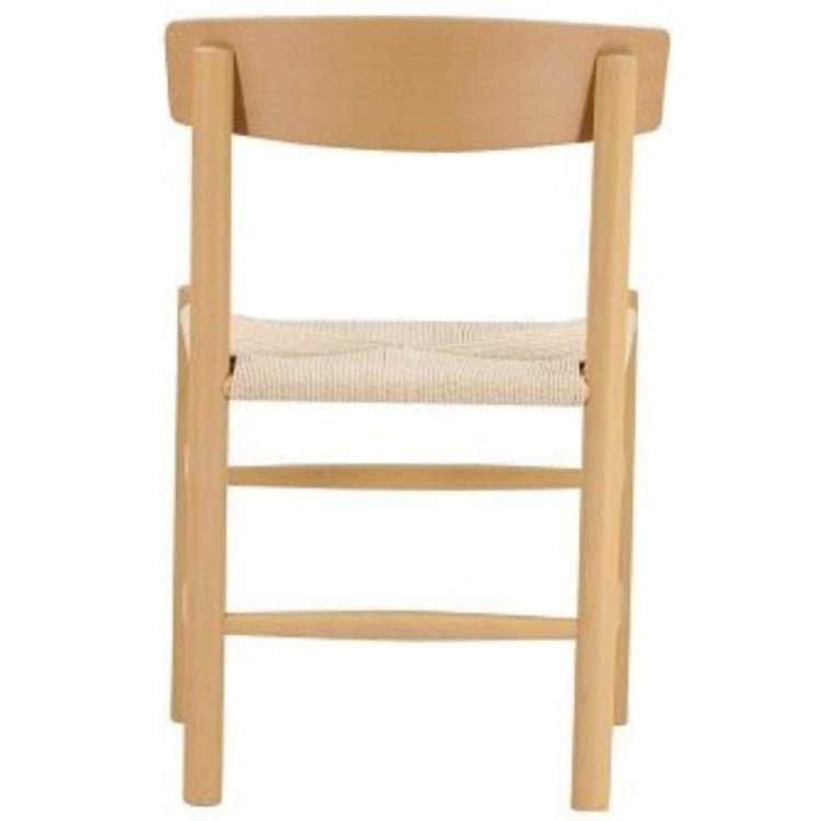 Silla de comedor madera de haya asiento cuerda Bilma - Vintahome