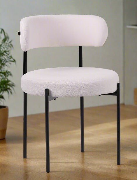 Silla de comedor Matis boucle - Vintahome