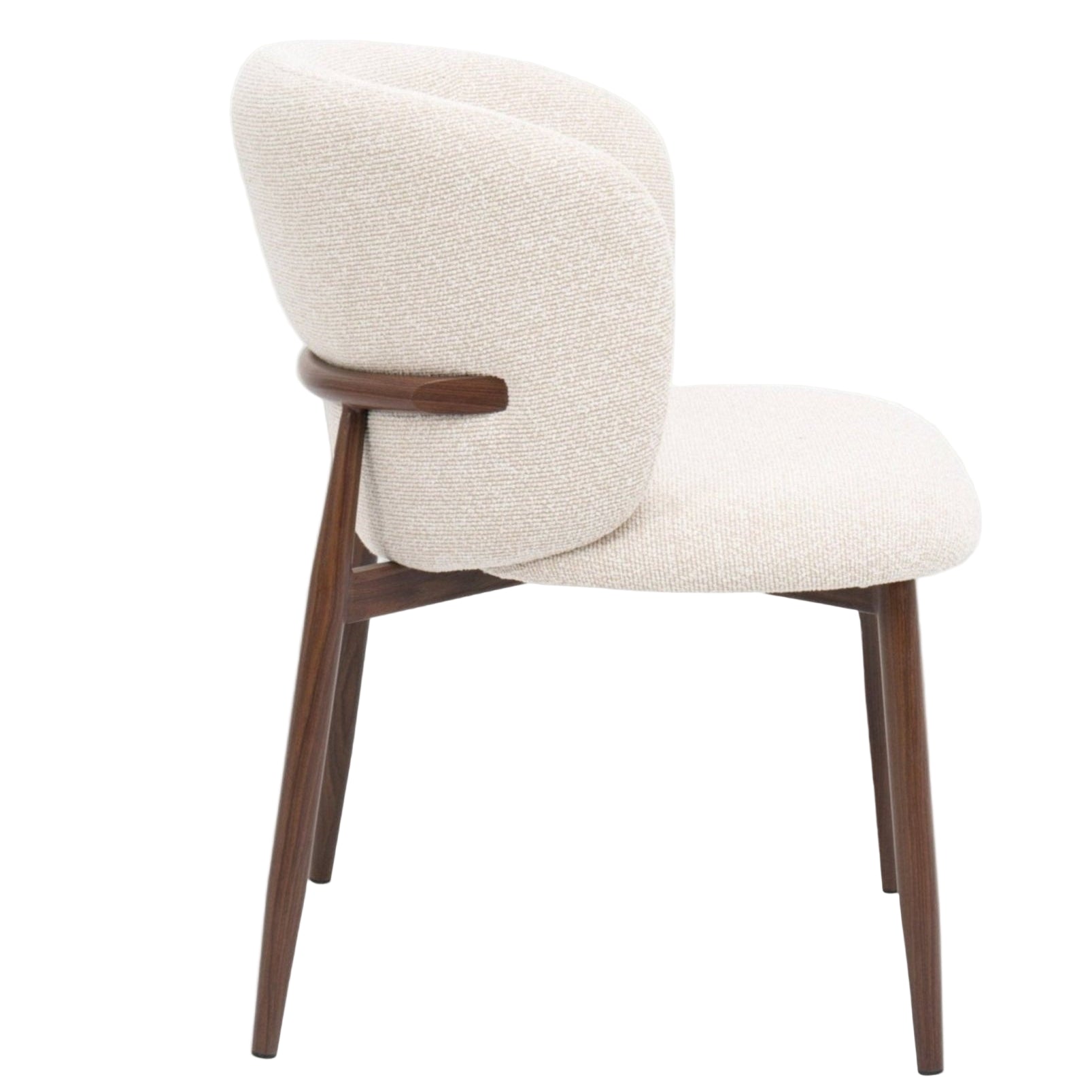 Silla de comedor nórdica Celia tapizada - Vintahome