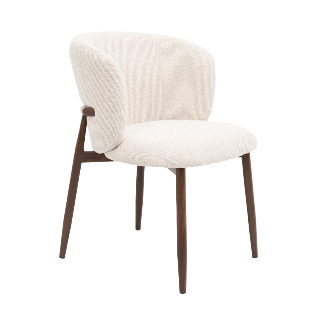 Silla de comedor nórdica Celia tapizada - Vintahome
