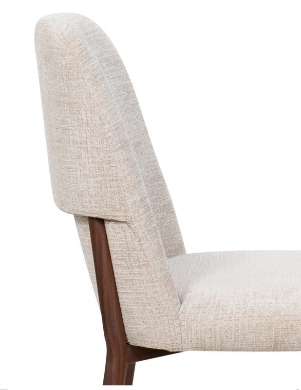Silla de comedor nórdica Toulouse beige