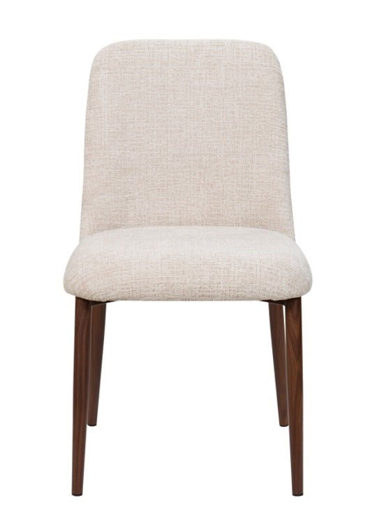 Silla de comedor nórdica Toulouse beige